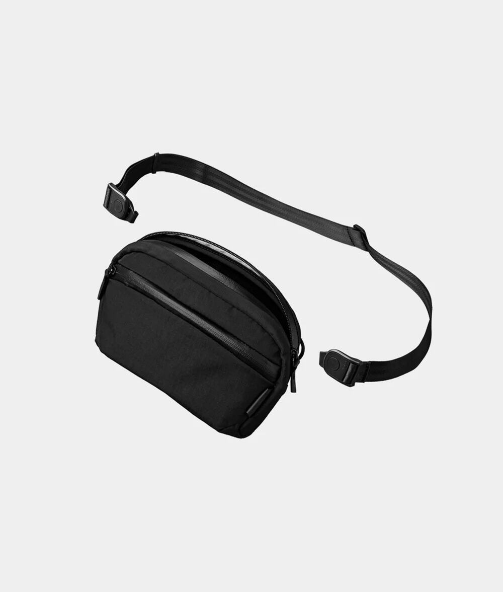 NWT ALPAKA Flight Sling 1L Crossbody Sling Bag Travel Black | Axoflux 210D
